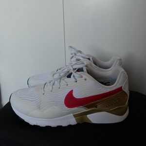 Nike WOMEN'S Air Pegasus 92/16 OLYMPIC Red White Blue Gold